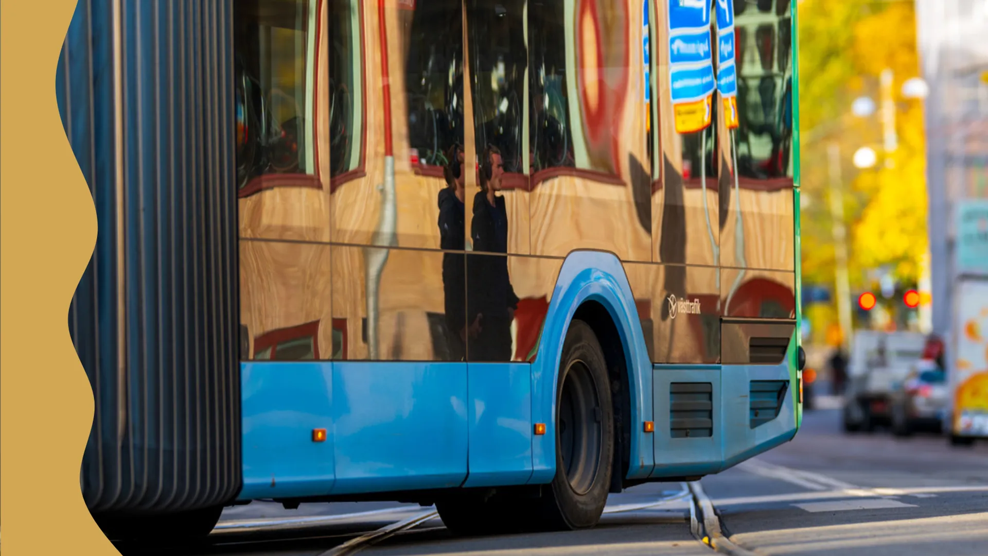 Västtrafikbuss på väg