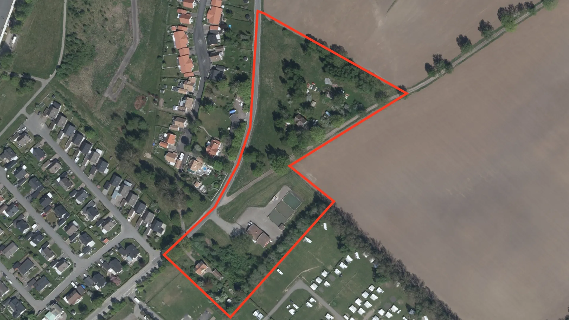 Karta som visar det aktuella området.