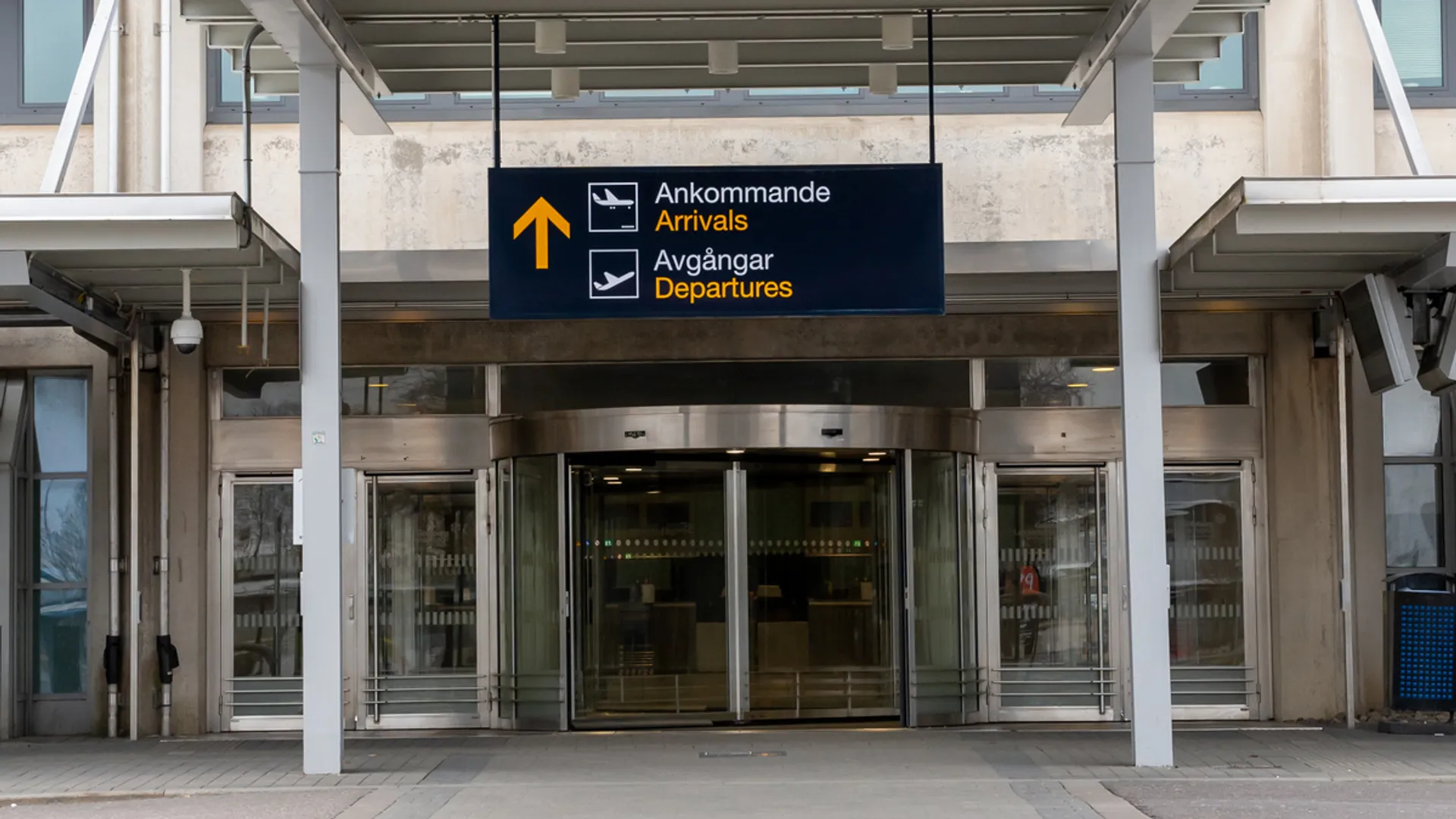 Ingång till Landvetter flygplats