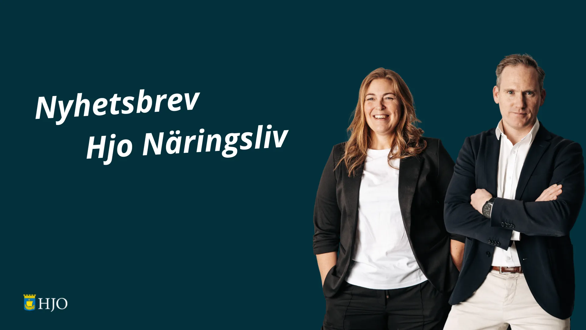 Nyhetsbrev Hjo Näringsliv med Christian och Katarina