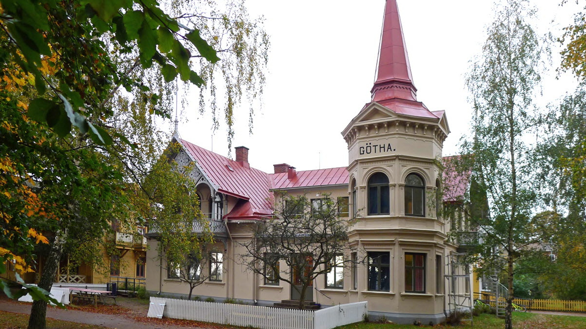 Villa Götha i stadsparken.
