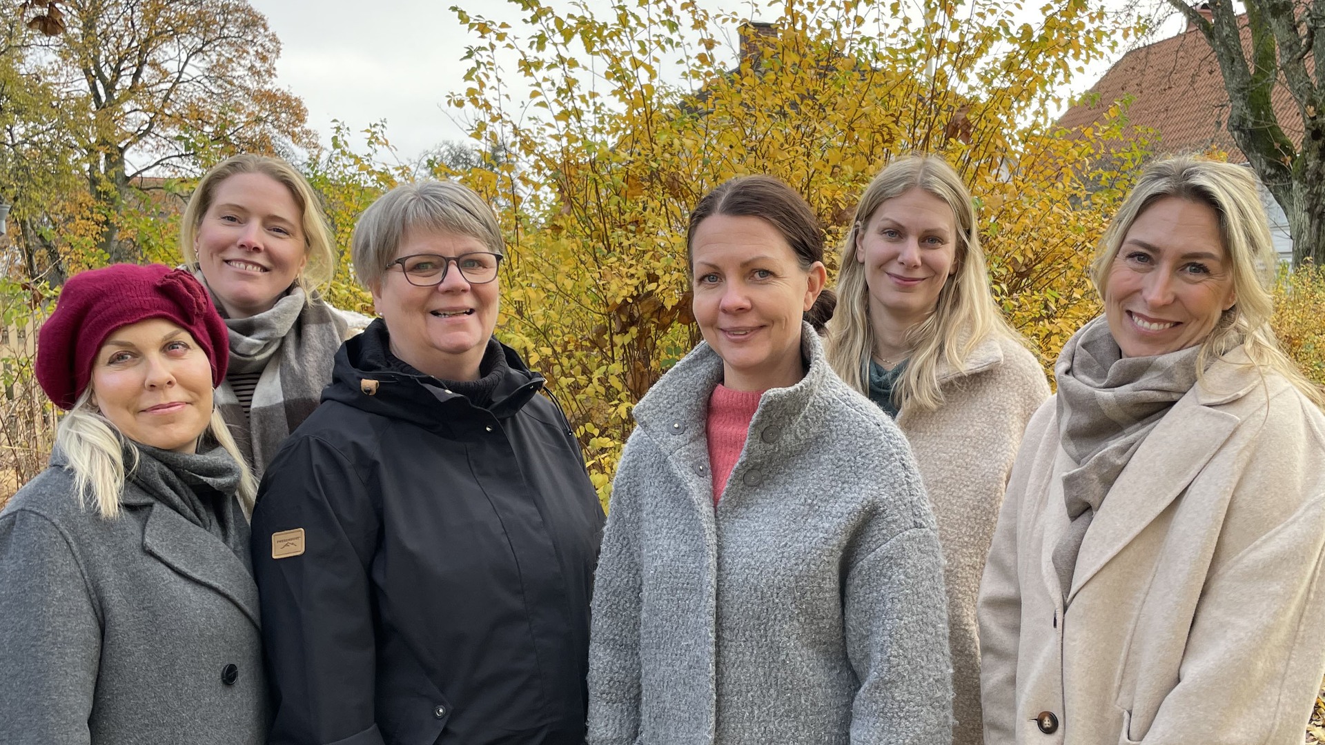 Gruppbild på socialtjänstens ledningsgrupp.