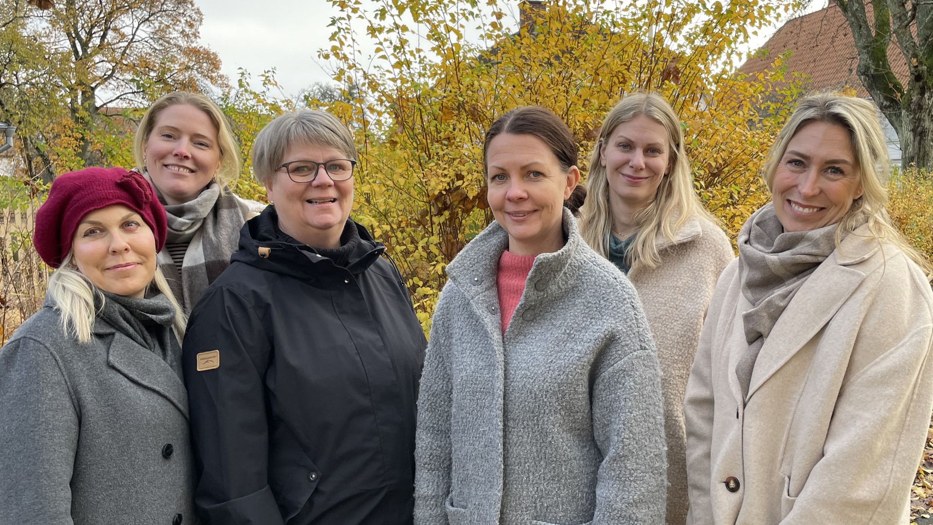 Gruppbild på socialtjänstens ledningsgrupp.