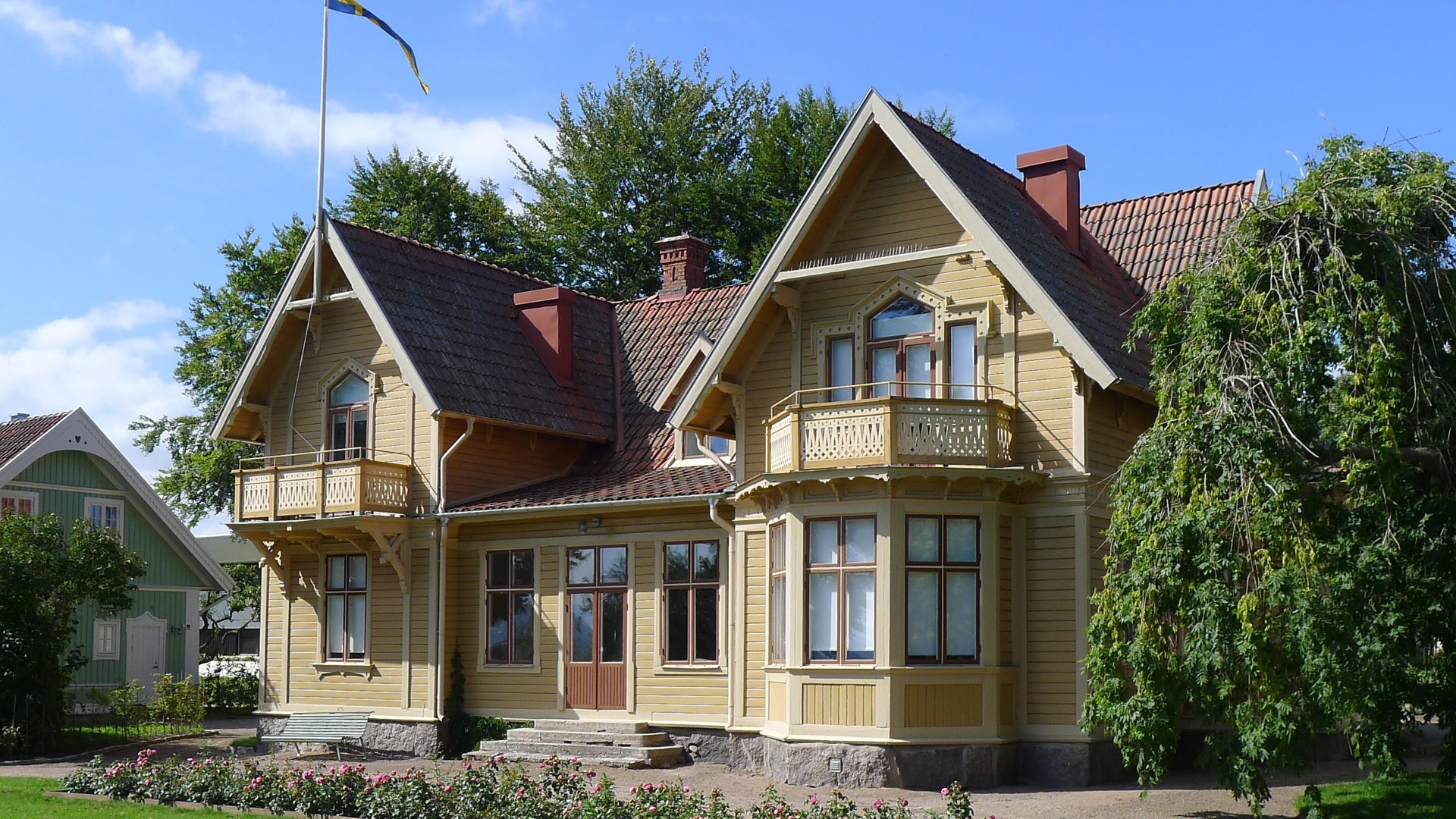 Villan Victoria i stadsparken.