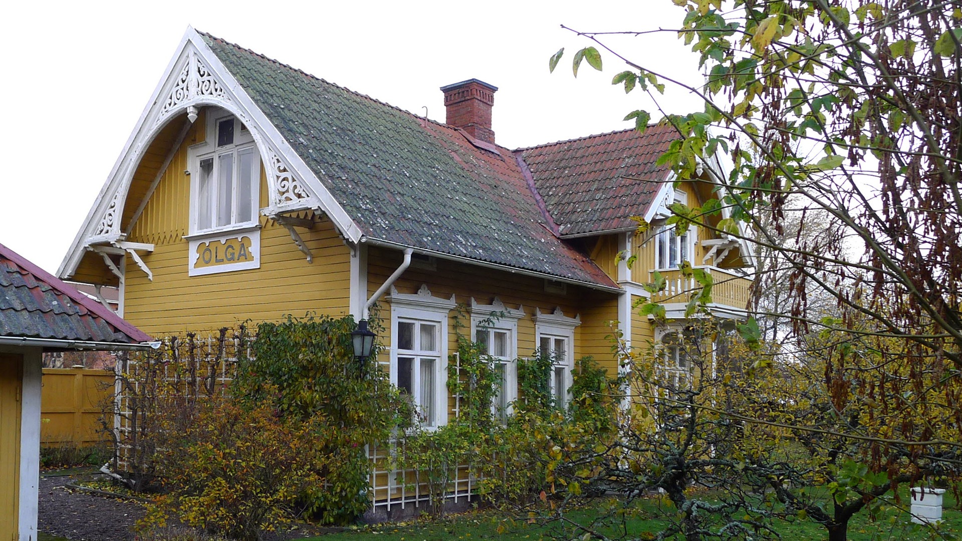 Villa Olga i stadsparken.