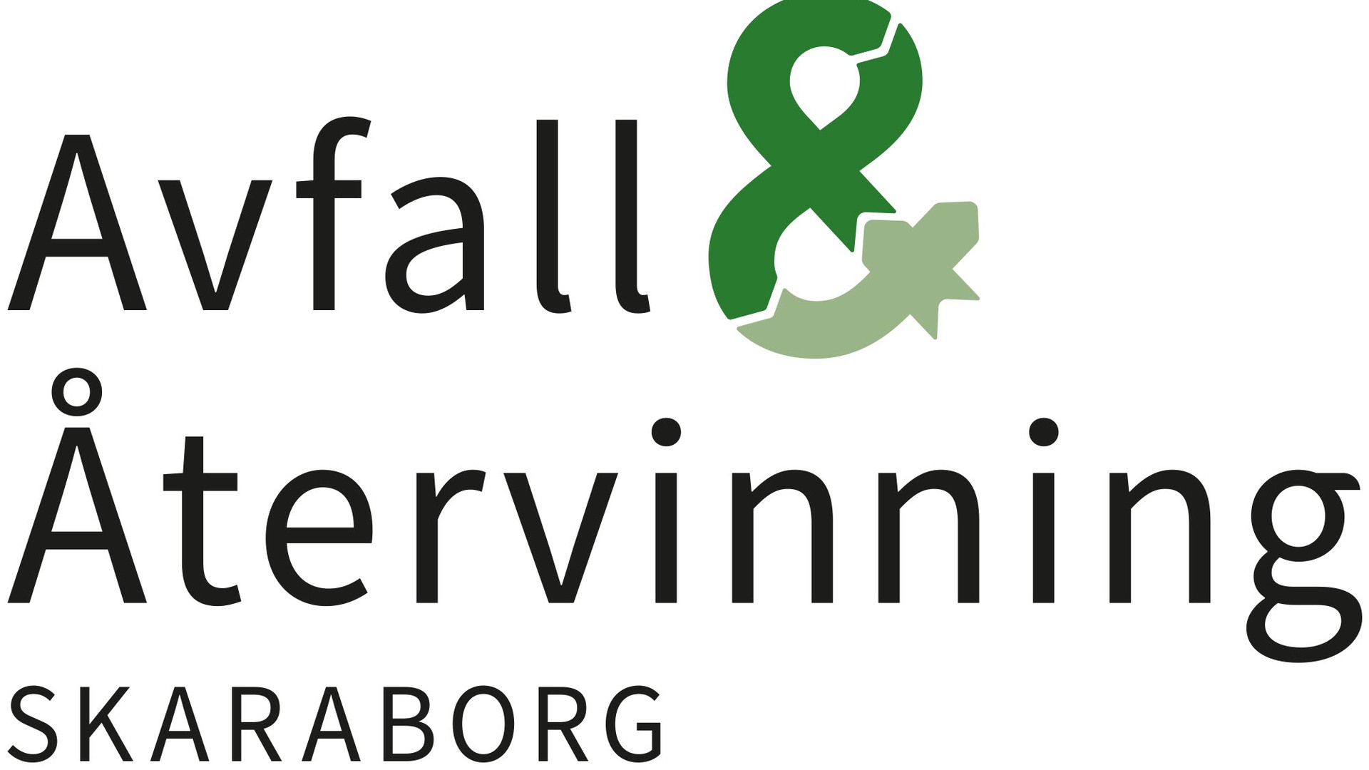 Logotyp för Avfall och återvinning Skaraborg.