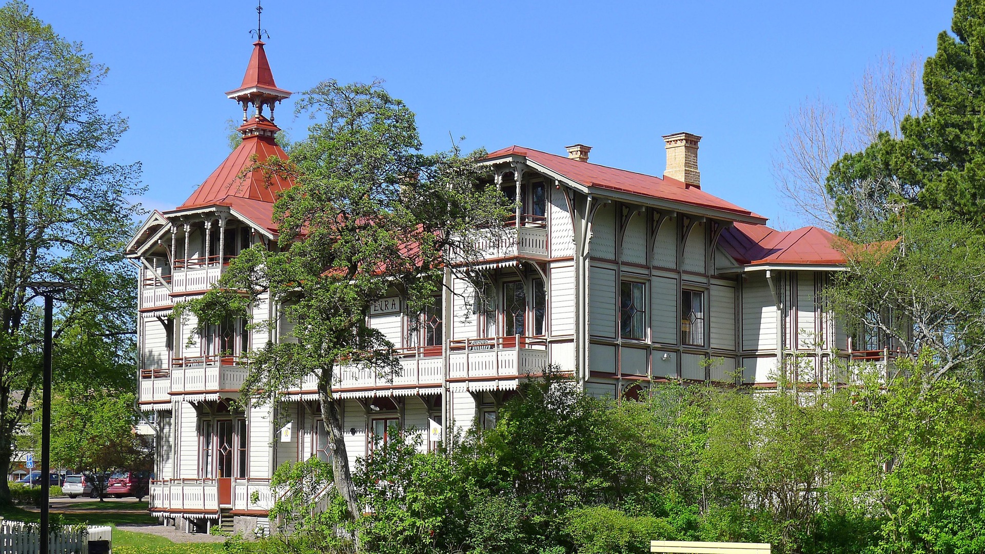 Villa Eira i stadsparken.