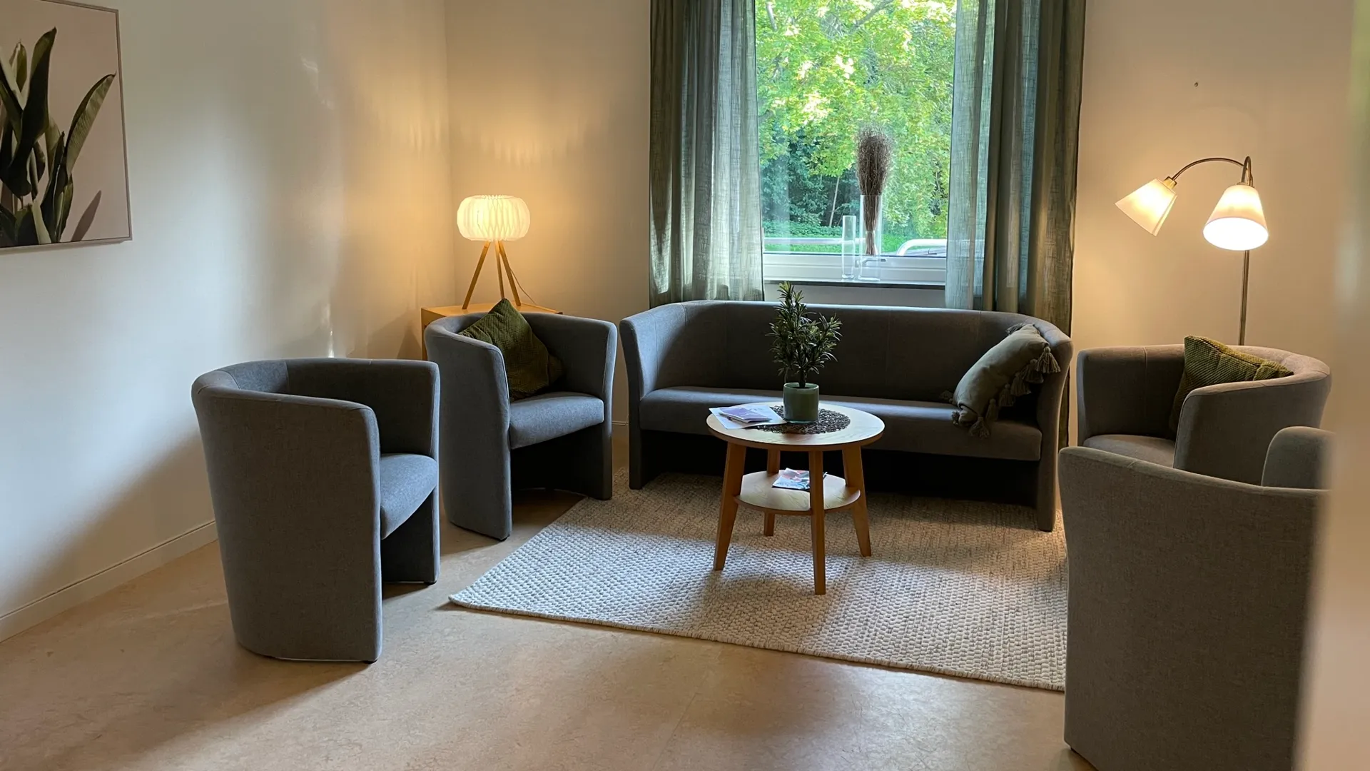 Väntrummet för Dialogen och Ungdomsmottagningen.