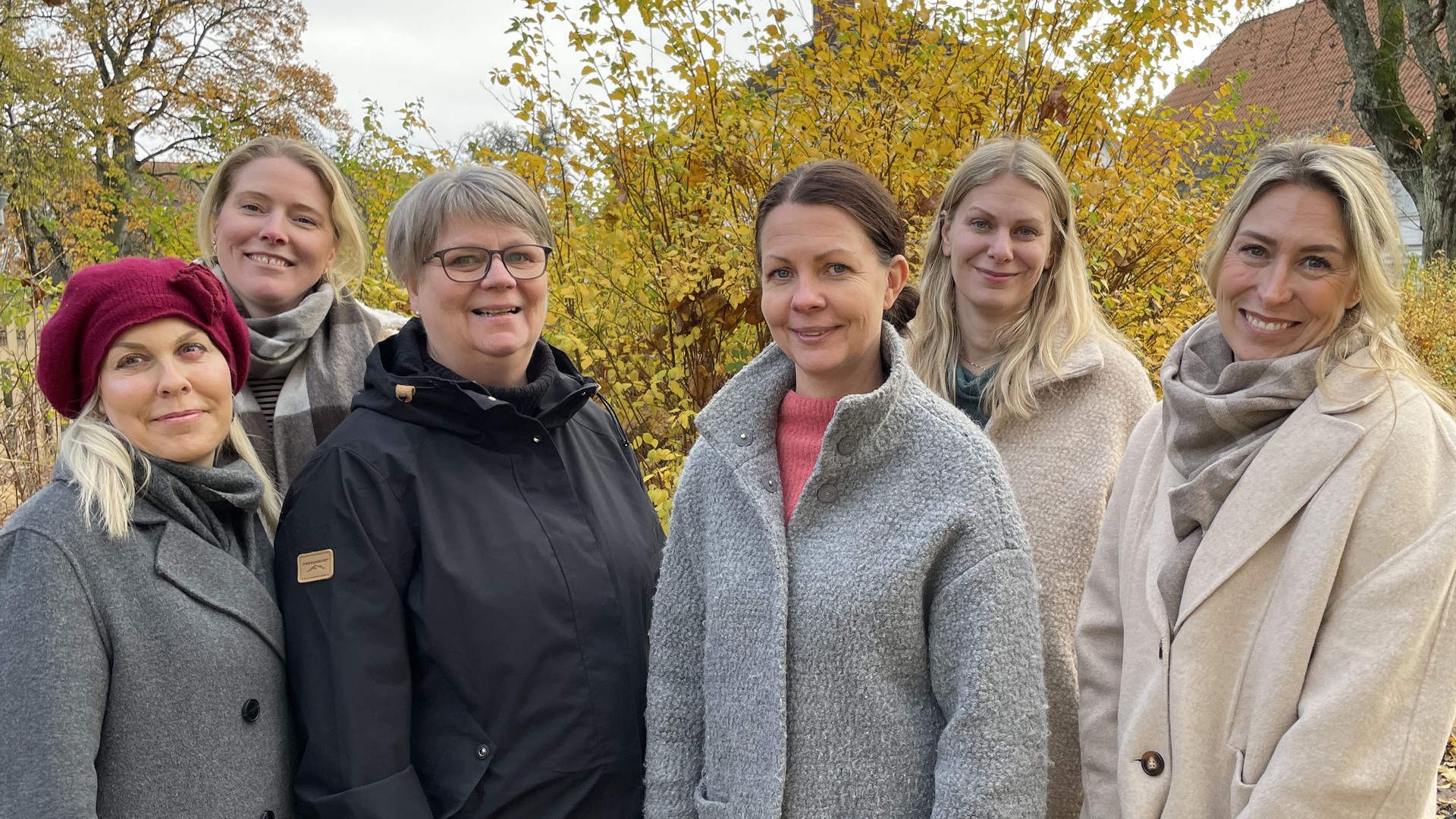 Gruppbild på socialtjänstens ledningsgrupp.