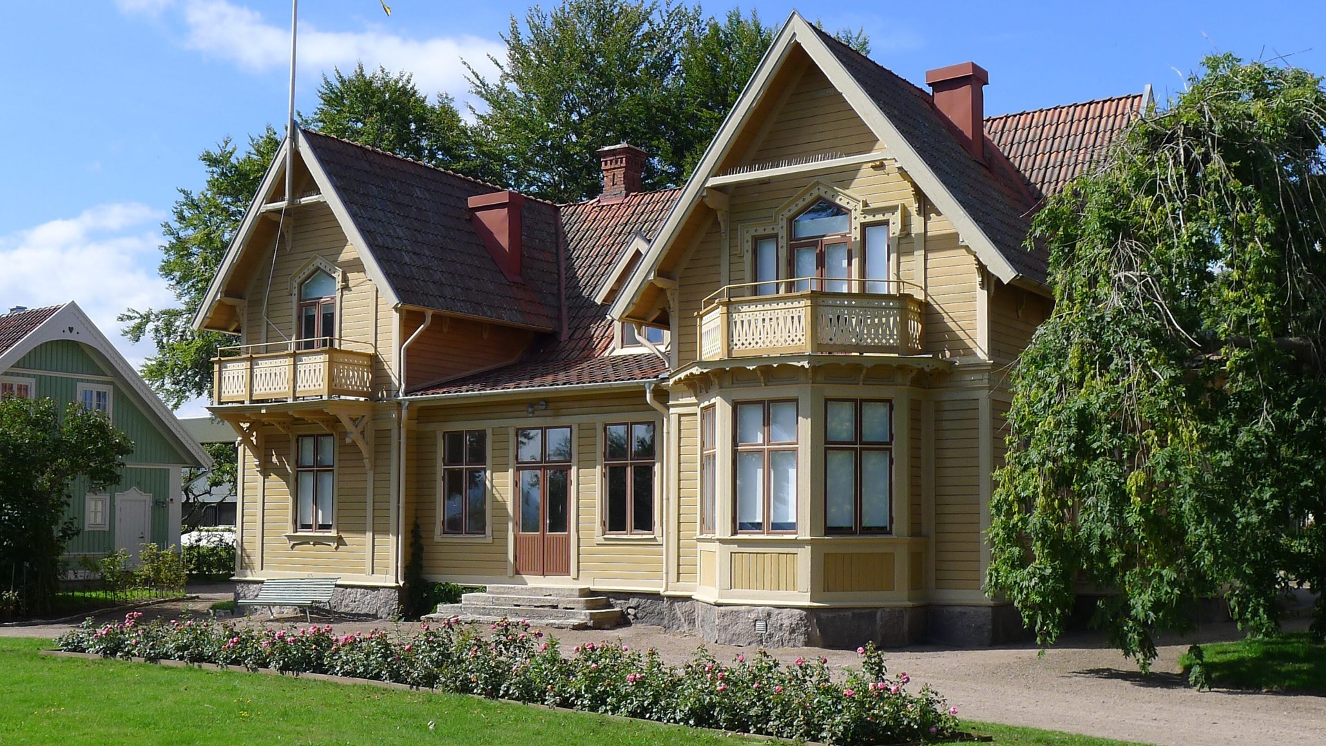 Villan Victoria i stadsparken.
