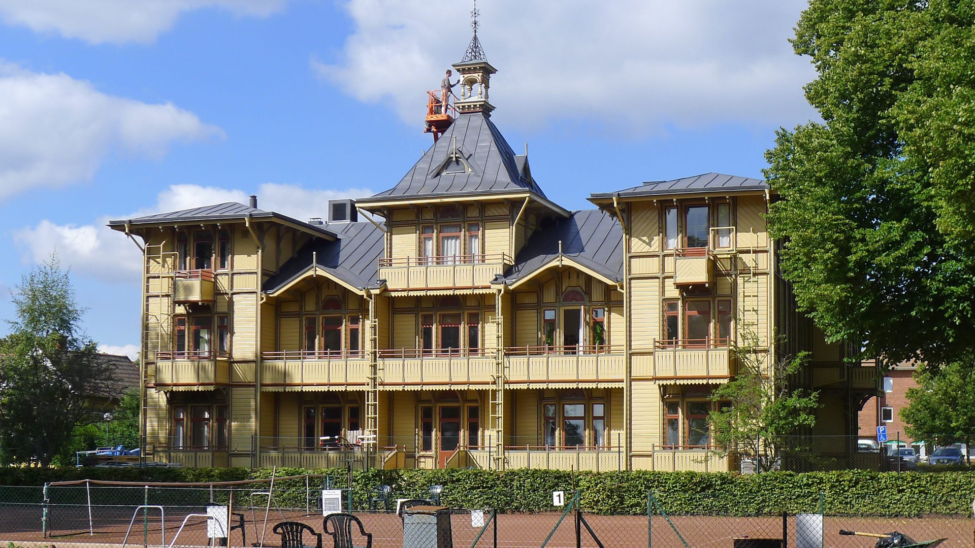 Villa Svea i stadsparken.