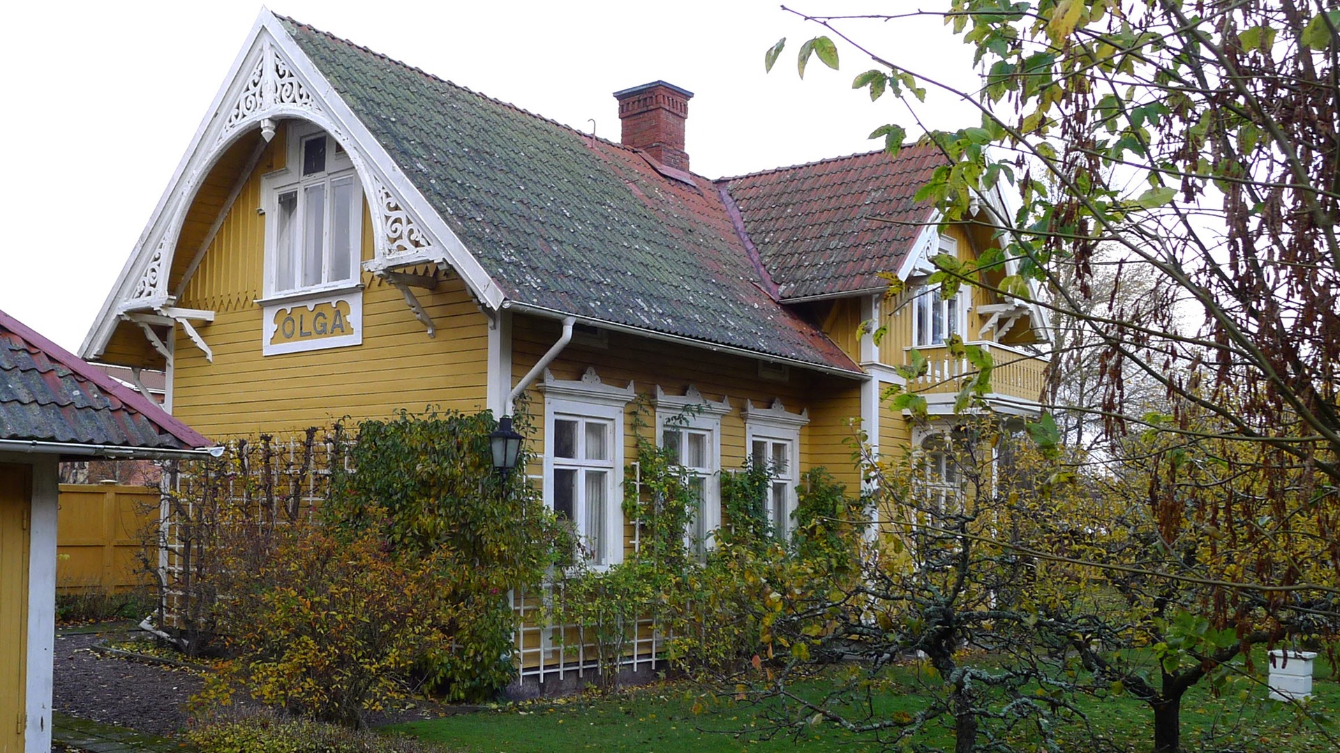 Villa Olga i stadsparken.